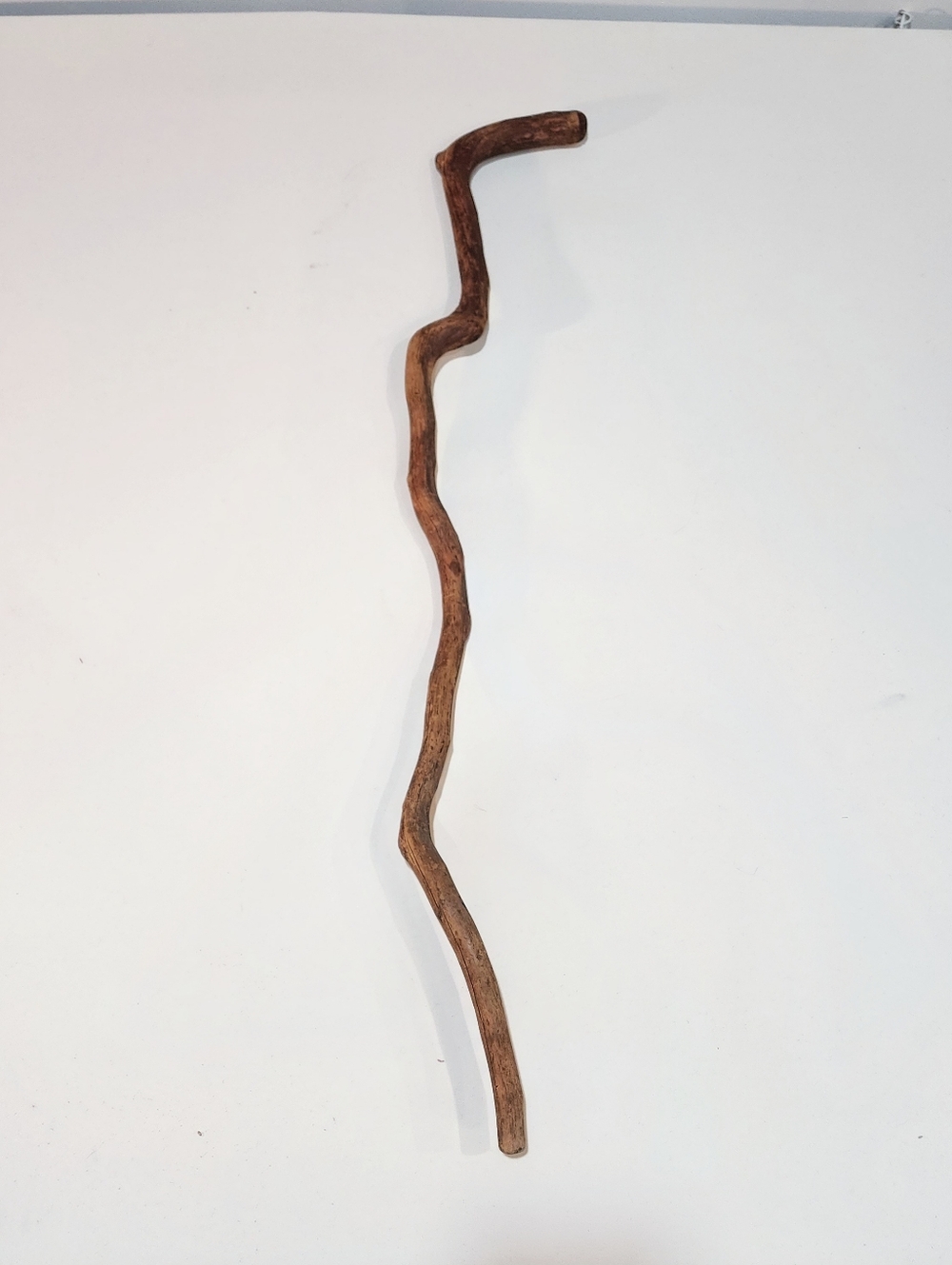 Handcrafted Natural Twisted Wood Hiking Stick/Walking Cane 35”